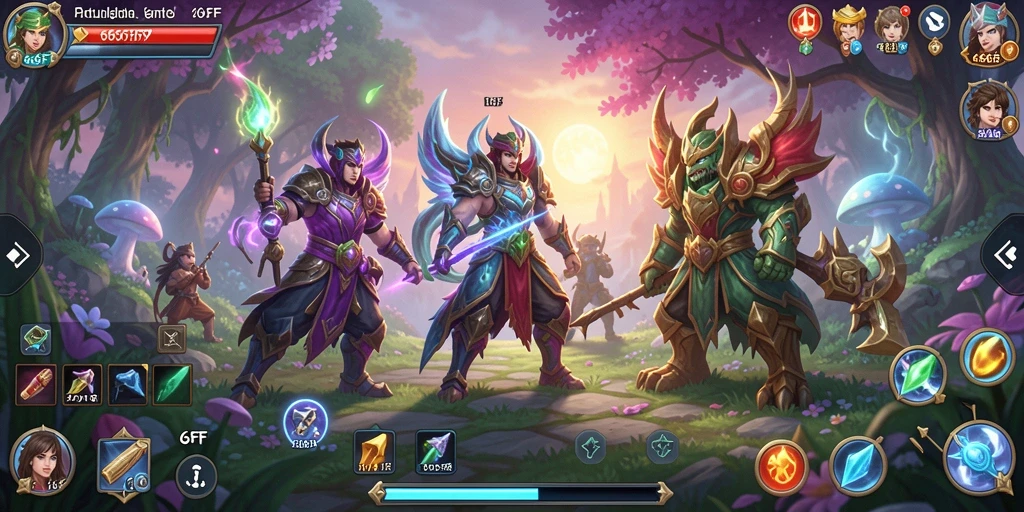 Tampilan menarik dari gameplay 666FF dalam dunia RPG.