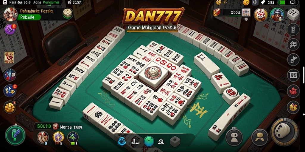 Tampilan gameplay menarik dari DAN777 saat menyelesaikan level Mahjong.