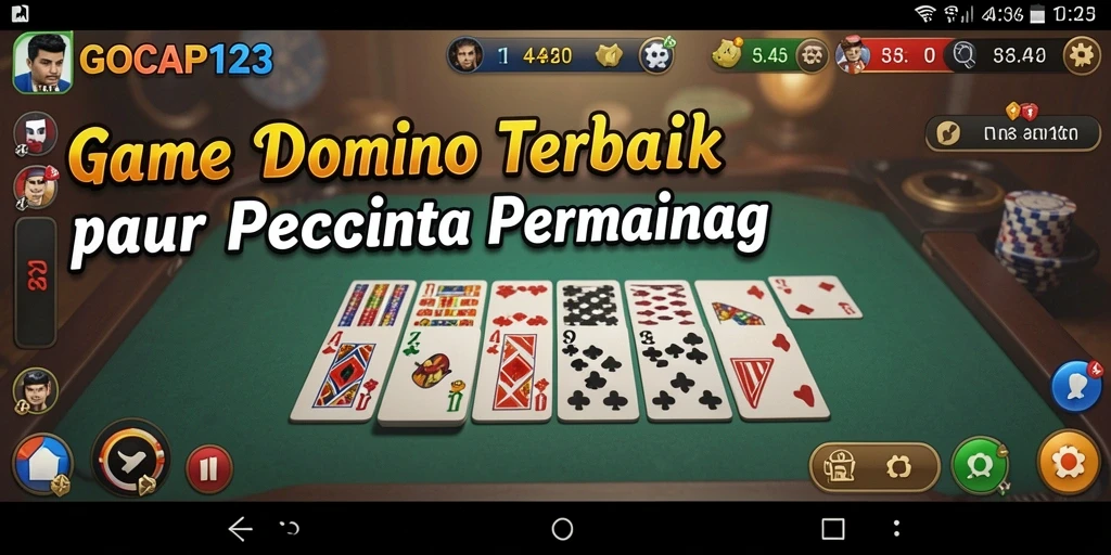 Tampilan gameplay menarik dari GOCAP123 yang menghadirkan keseruan Domino.