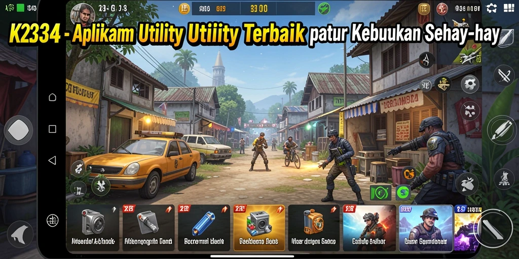 Tampilan antarmuka K234 yang intuitif dan mudah digunakan.