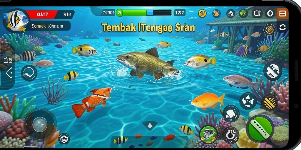 Gameplay seru menembak ikan dengan visual yang menawan.
