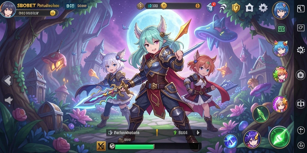 Tampilan gameplay SBOBET yang menarik dan penuh warna.