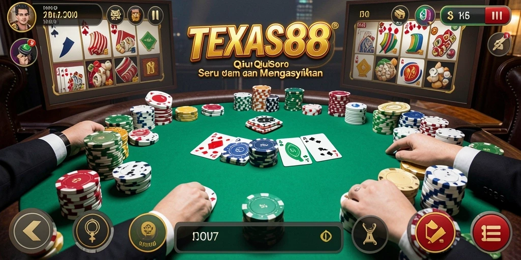 Tampilan gameplay QiuQiu yang menarik dan kompetitif.